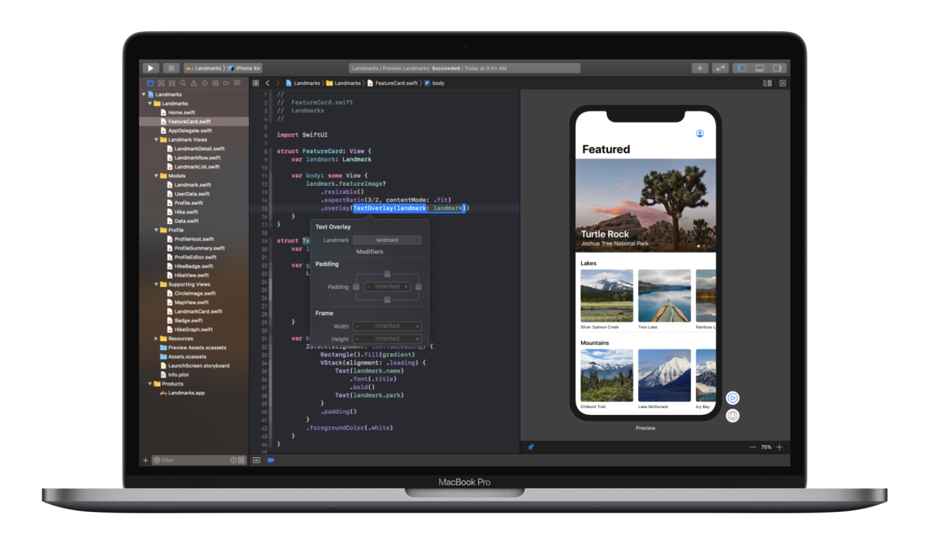 Xcode is Apple’s interface for programmers building apps for Mac, iPhone, iPad, Apple Watch and Apple TV. (Picture: Apple)