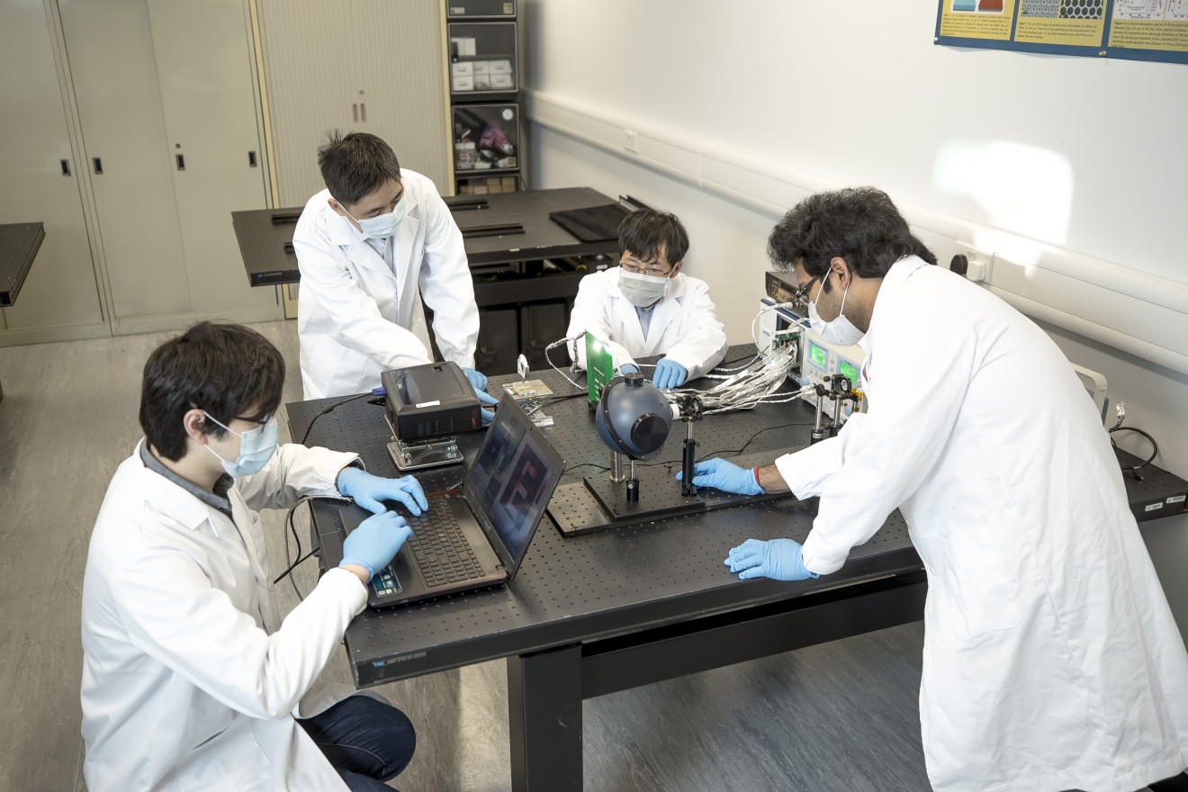 Along with colleagues from the University of California, Berkeley, HKUST scientists have been working on the bionic eye since 2016. (Picture: HKUST)