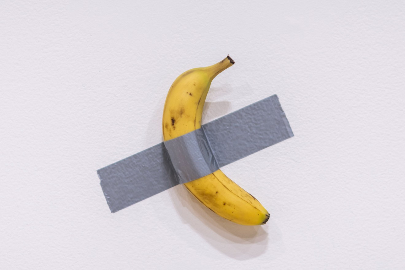Chinese crypto entrepreneur buys banana taped to wall for US$6.2 million |  South China Morning Post