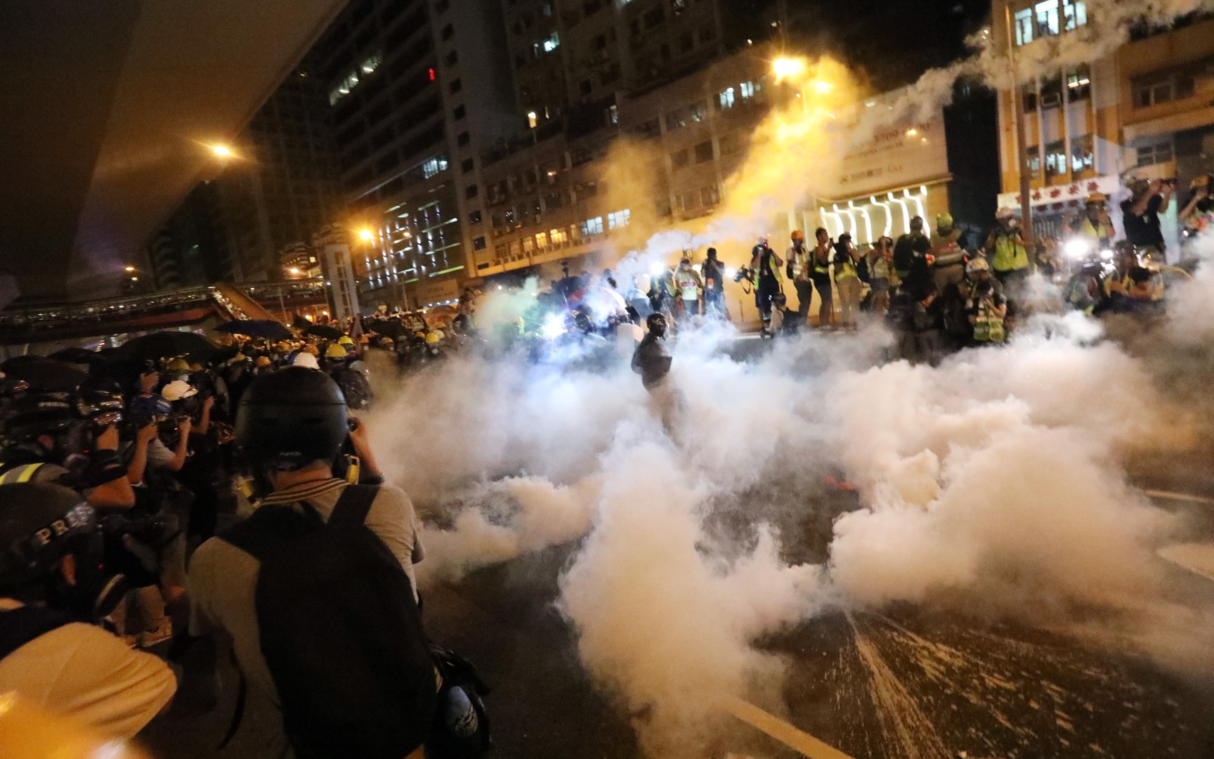 As It Happened: Hong Kong Police Fire Rounds Of Tear Gas In Heart Of ...