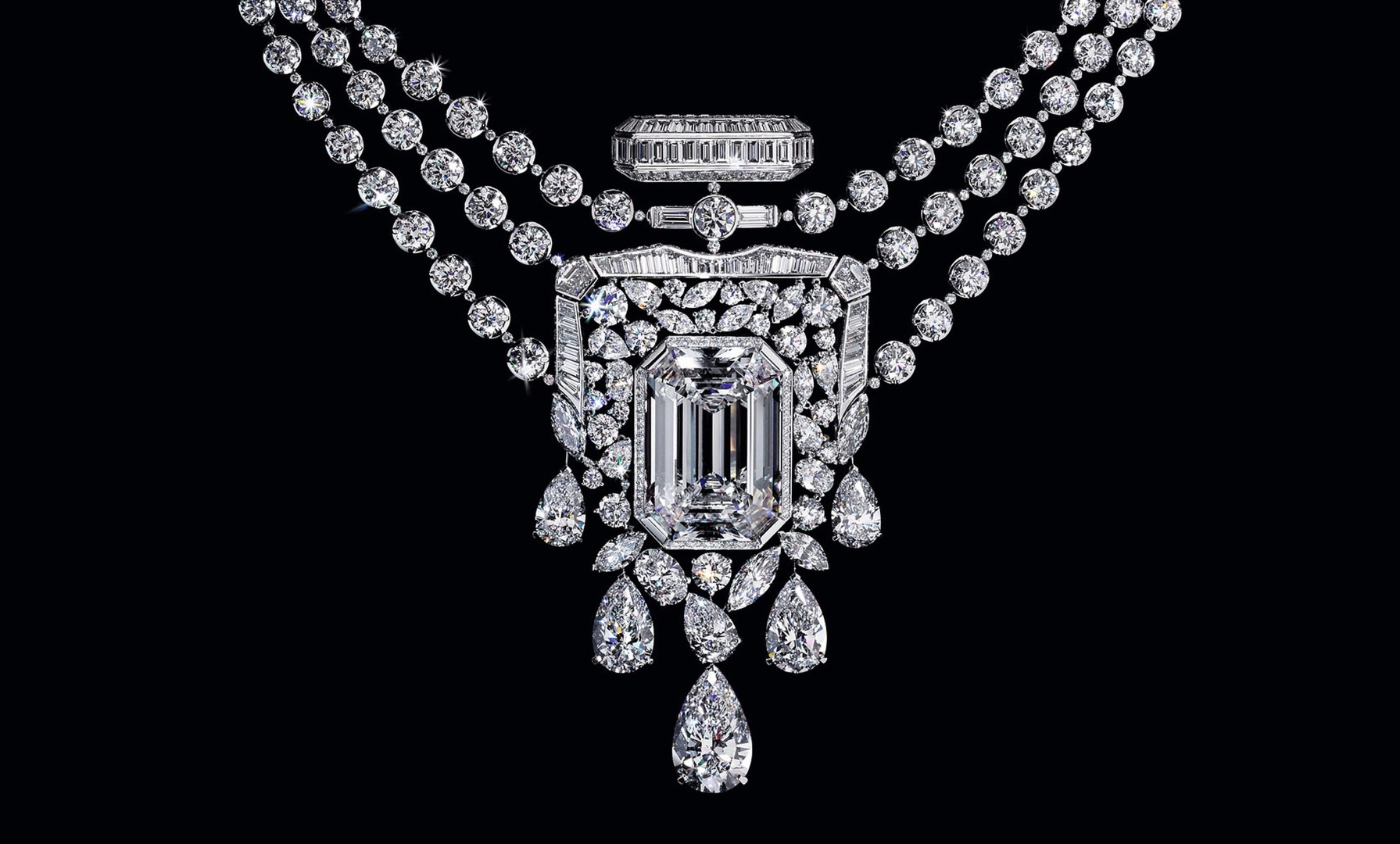 chanel 55.55 carat diamond necklace price