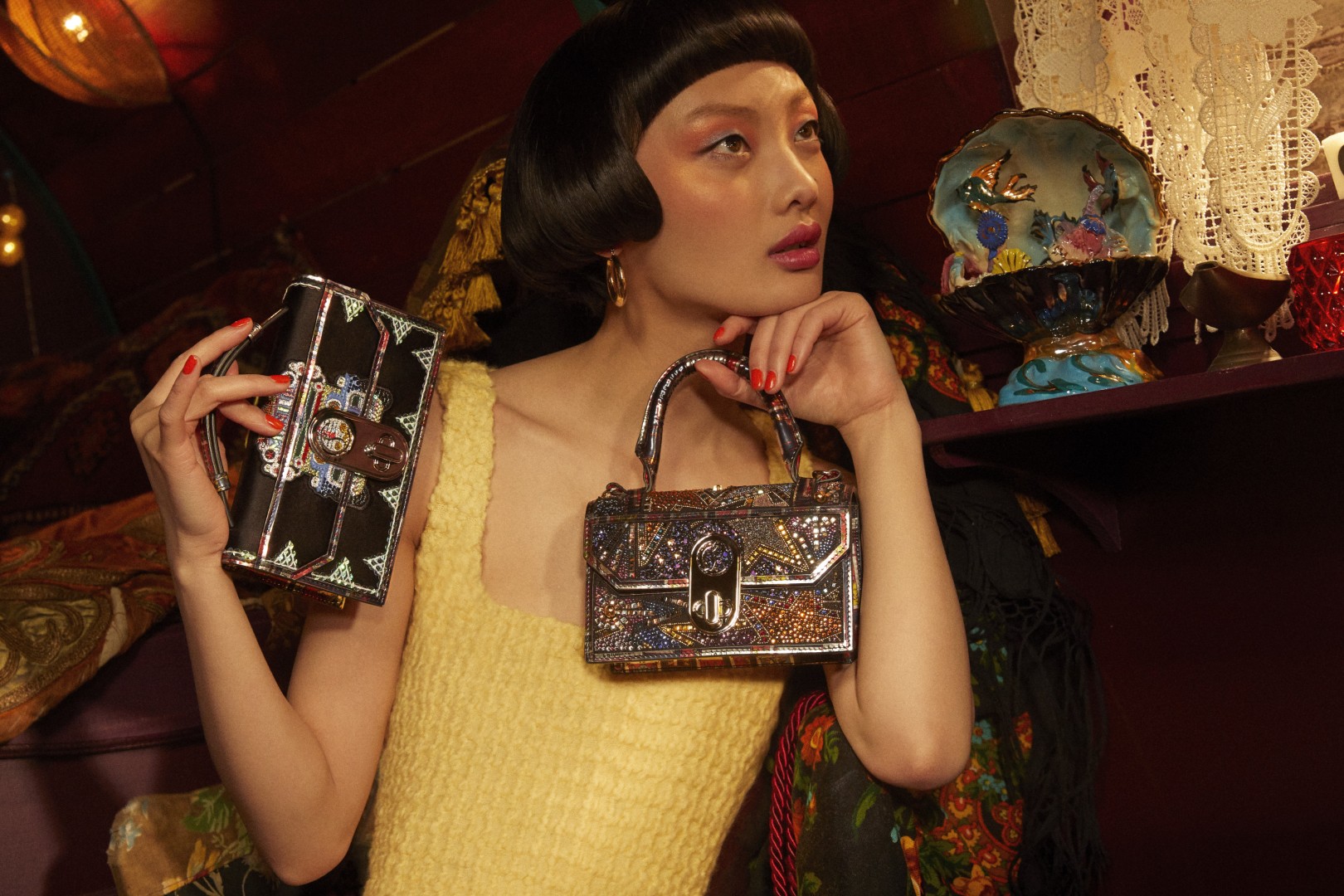 Bedrift Poesi sommerfugl Celebrate the New Year with 5 sparkly, jewel-like bags by Chanel, Dolce &  Gabbana, Christian Louboutin, Alexander McQueen and Jil Sander | South  China Morning Post