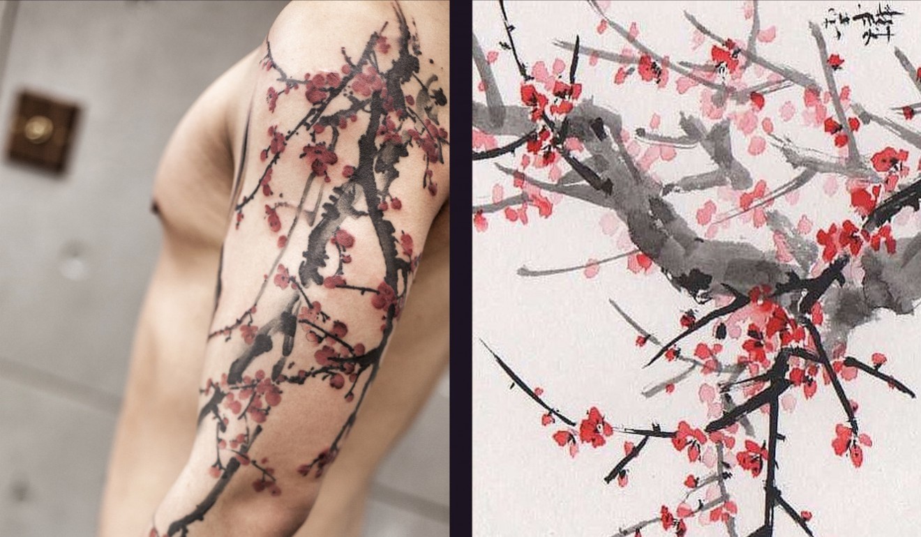 The Chinese Tattoo Artist Turning Traditional Watercolour