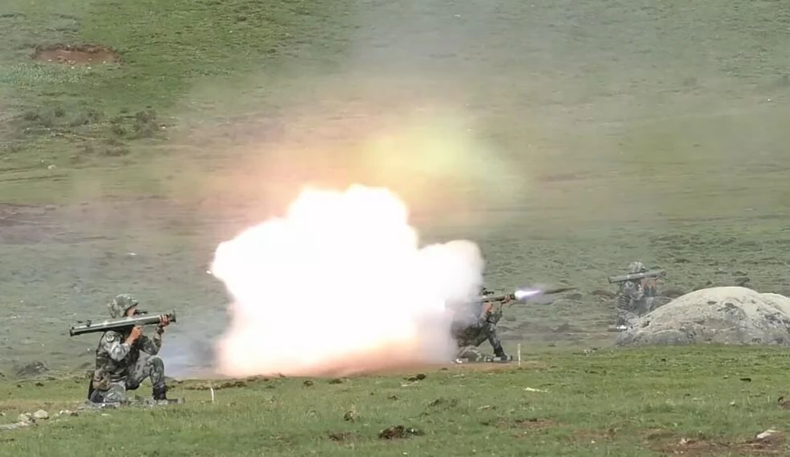 China Tests Drones New Rocket Launcher Near Disputed India Border Area South China Morning Post