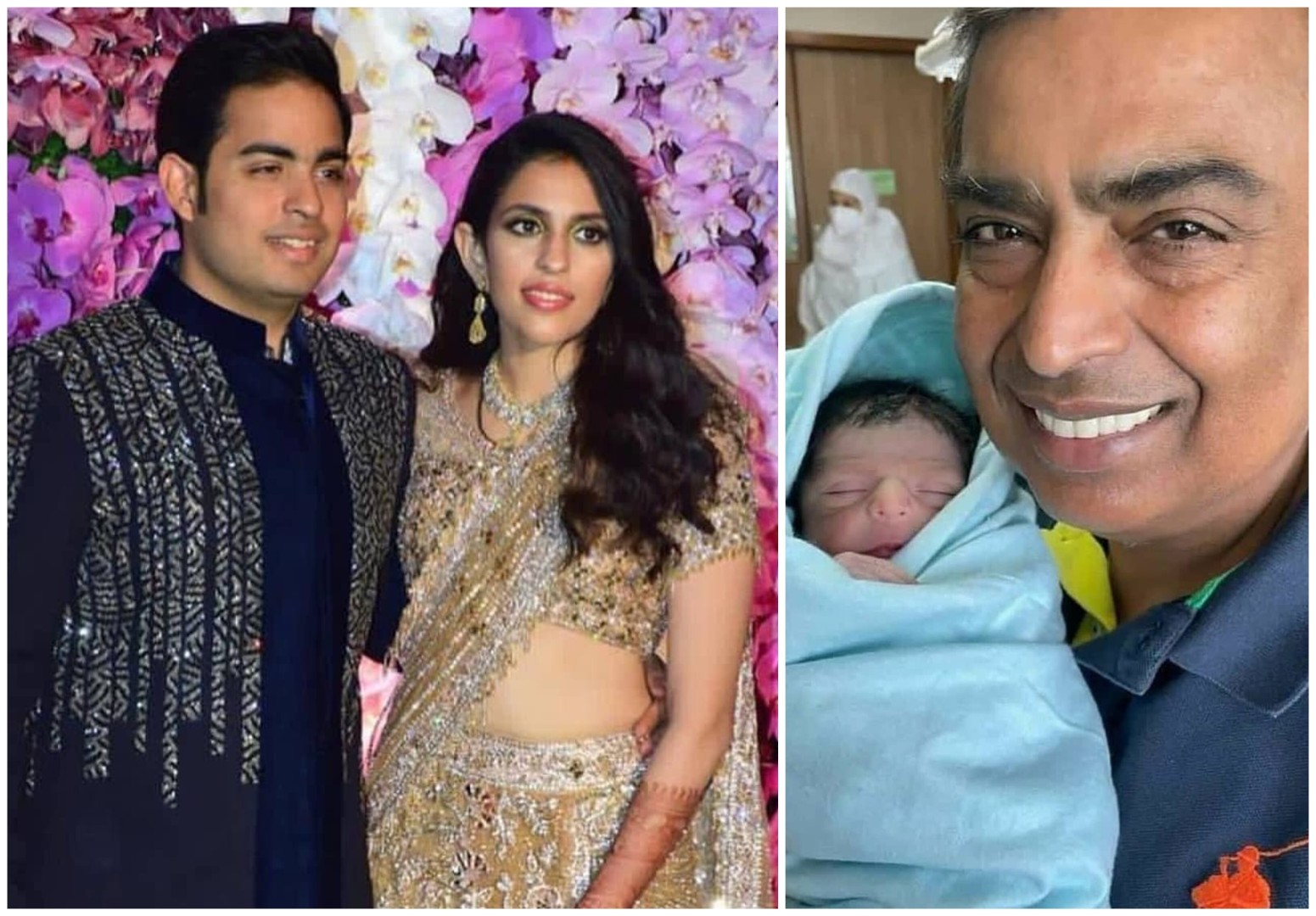 1551px x 1080px - Baby Ambani: everything we know about Nita and Mukesh Ambani's first  grandchild â€“ Akash and Shloka Mehta welcomed a baby boy just before  Christmas and Mumbai's Antilia was lit up blue in