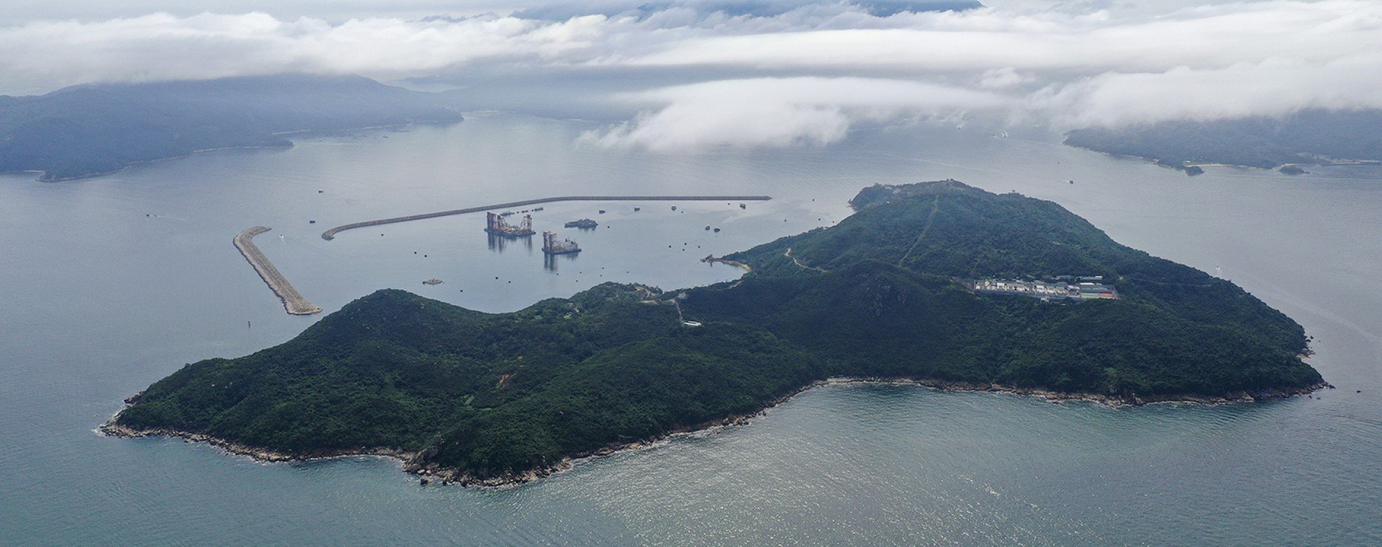 The second phase of the plan involves reclamation around Hei Ling Chau. Photo: Martin Chan