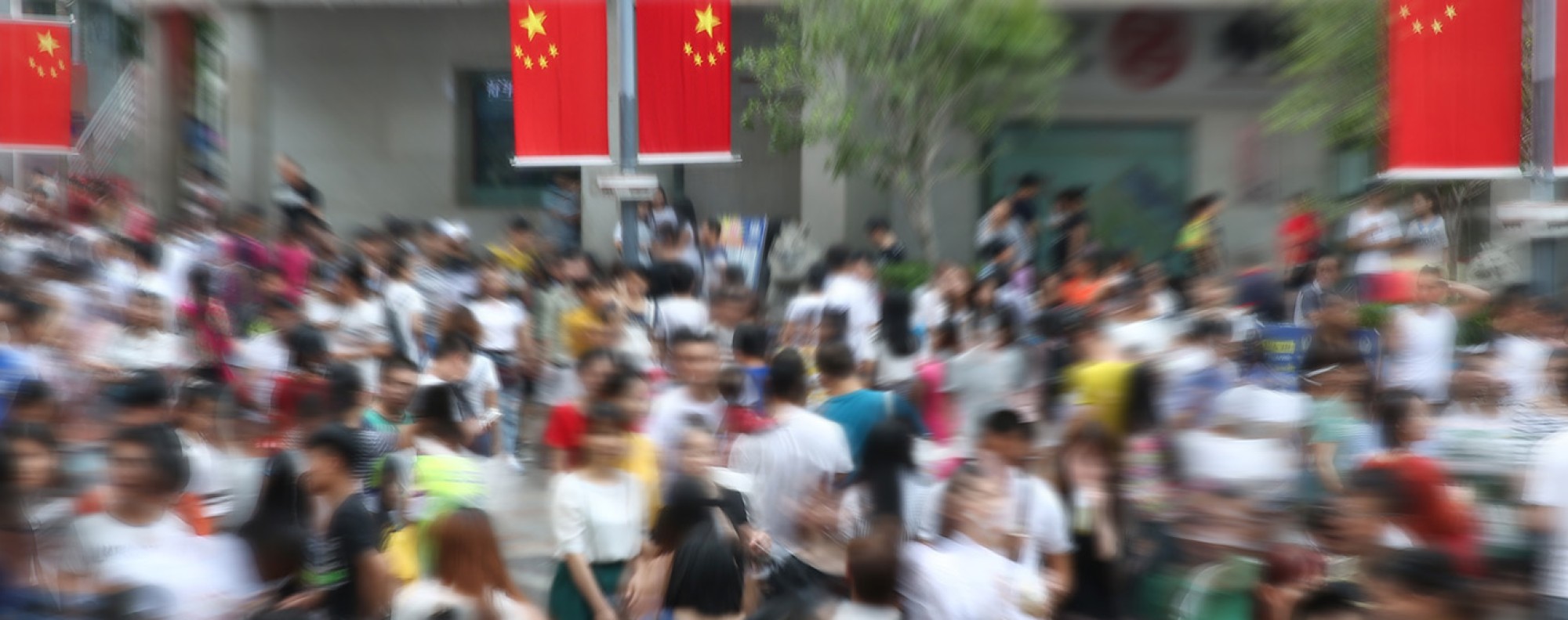 Crowds in Shenzhen, China. Photo: Shutterstock