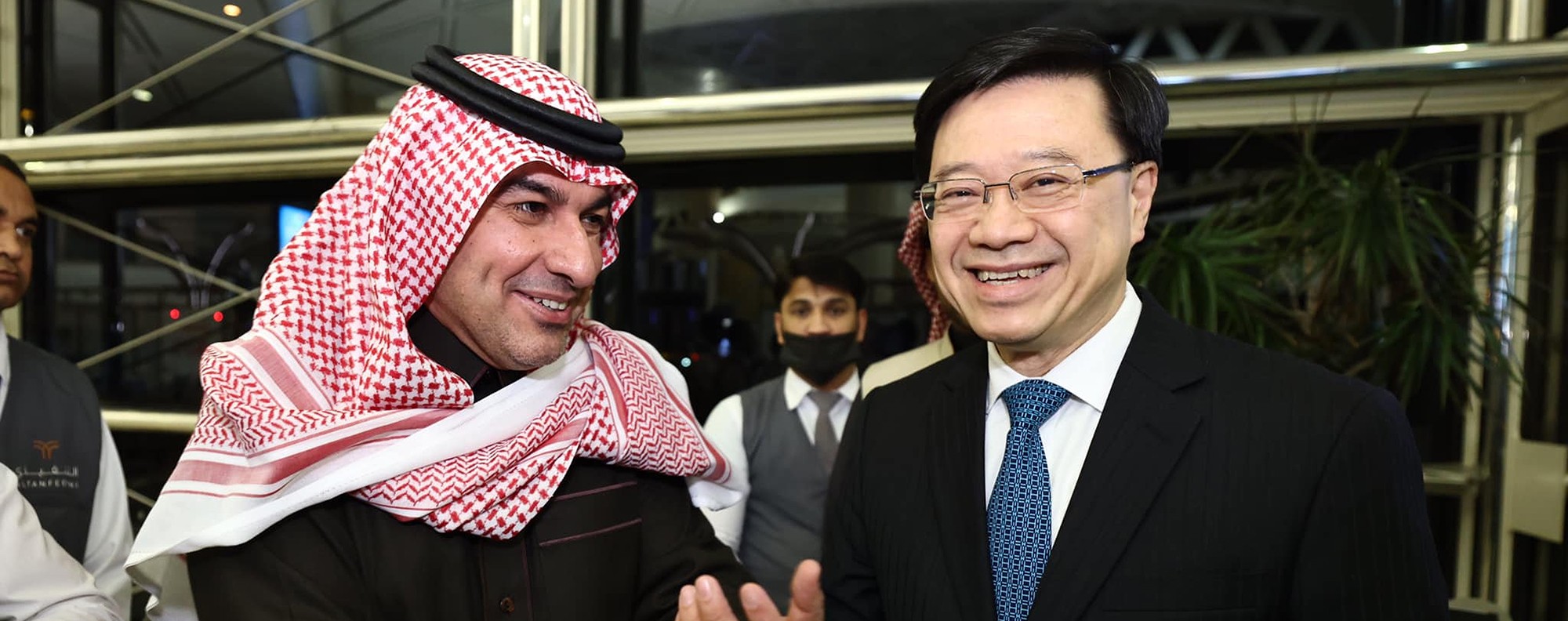 Badr AlBadr, deputy minister of Saudi Arabia’s Ministry of Investment, and John Lee. Photo: Facebook
