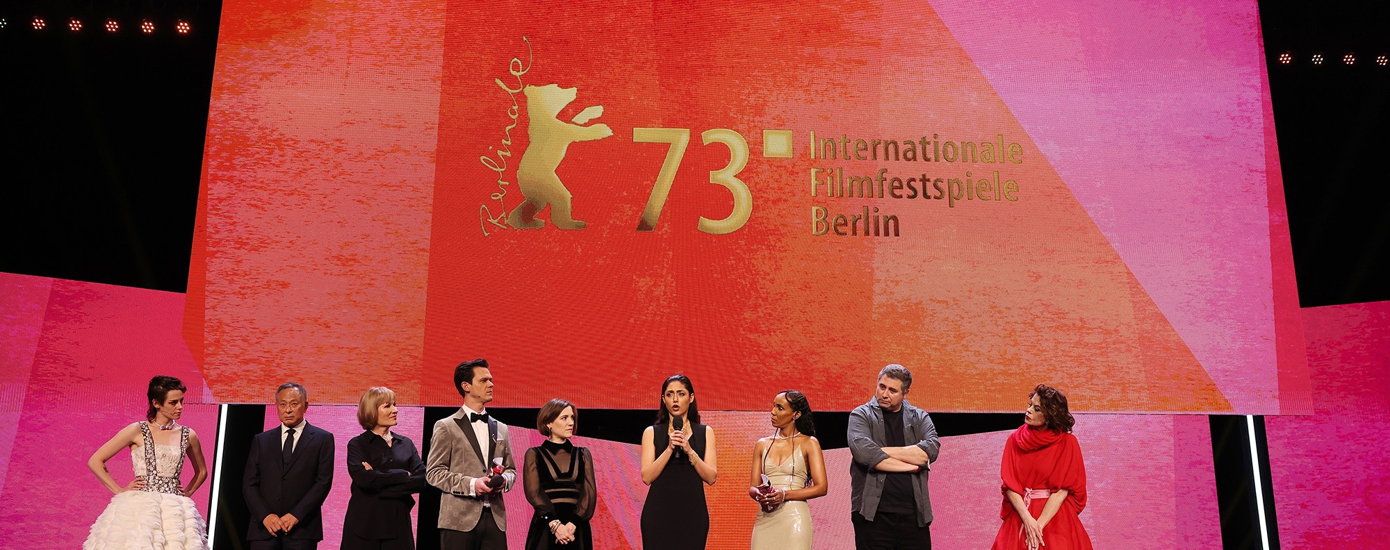 "She Came to Me" premiere at the 73rd Berlin International Film Festival. Photo: Getty Images