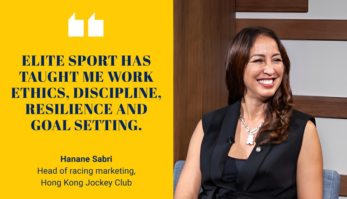 Hanane Sabri, head of racing marketing at the Hong Kong Jockey Club (HKJC)