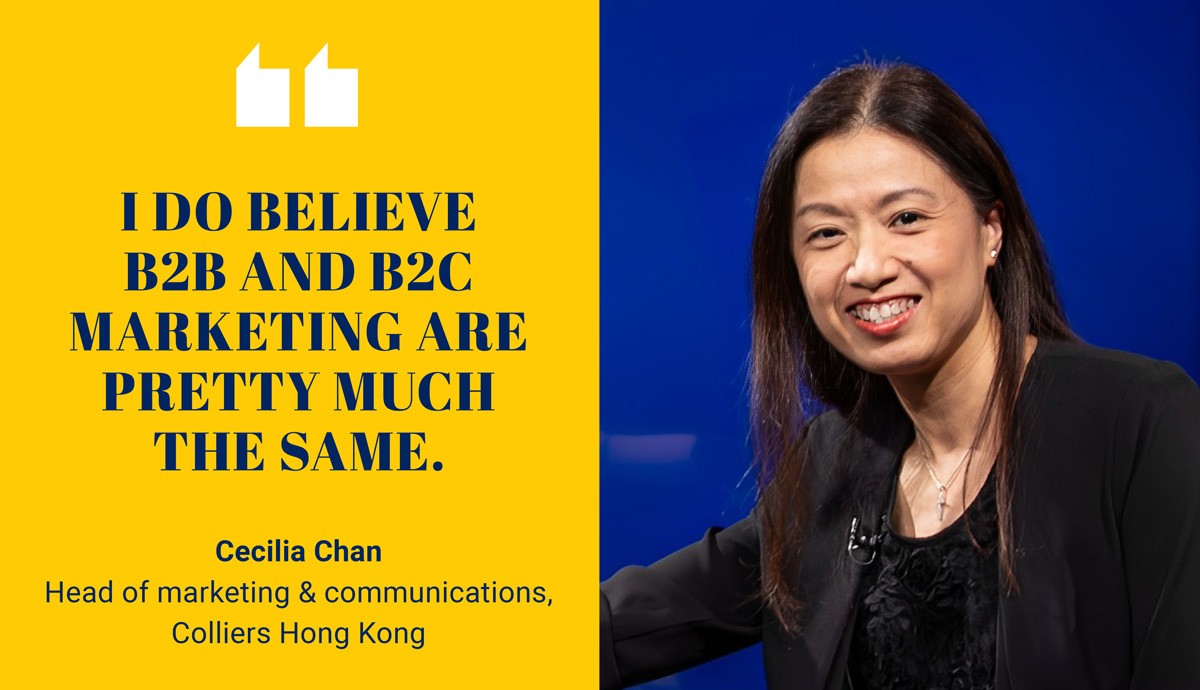 Cecilia Chan, head of marketing and communications, Colliers Hong Kong