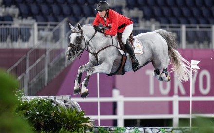 Gregory Wathelet of Belgium, during the show jumping team final at the Tokyo 2020 Olympic Games: one of the equestrian sports that are elite in nature. Photo: Xinhua