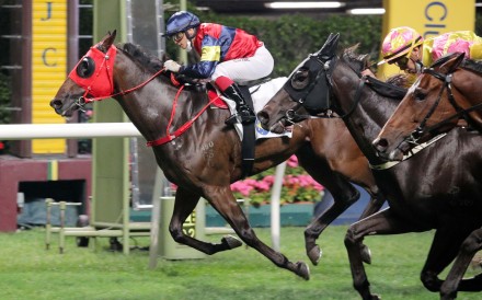 Namjong Sings returns from Conghua with a win at Happy Valley under Alexis Badel. Photo: HKJC