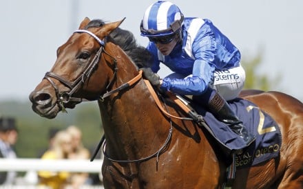 Baaeed takes his winning run to nine with victory in the Sussex Stakes at Goodwood. Photo: RACINGFOTOS.COM