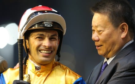 Silvestre de Sousa with Manfred Man during his last stint in Hong Kong. Photo: HKJC.