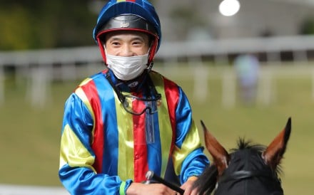 Jack Wong is all smiles after breaking through at Sha Tin on Wednesday night. Photos: Kenneth Chan