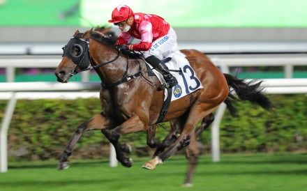 Stunning Impact goes back to back under Silvestre de Sousa by winning at Sha Tin on November 12. Photo: Kenneth Chan