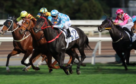 Tuchel storms to victory under Zac Purton at Sha Tin on Sunday. Photos: Kenneth Chan