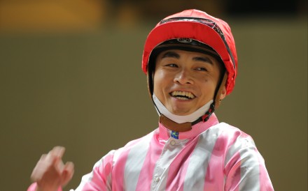 Keith Yeung enjoys a Happy Valley winner in February. Photos: Kenneth Chan
