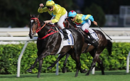 Lucky Sweynesse and Zac Purton win June’s Sha Tin Vase. Photos: Kenneth Chan 