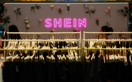 A Shein pop-up shop in Singapore. South African online fashion retailer Zando on Thursday launched an international e-commerce division. Photo: Reuters