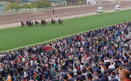 Fans flock to Sha Tin to catch a glimpse of the action. Photo: Kenneth Chan