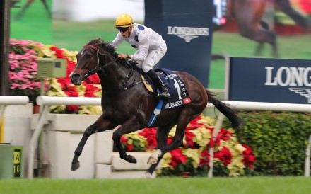 Golden Sixty wins December’s Hong Kong Mile. Photo: Kenneth Chan