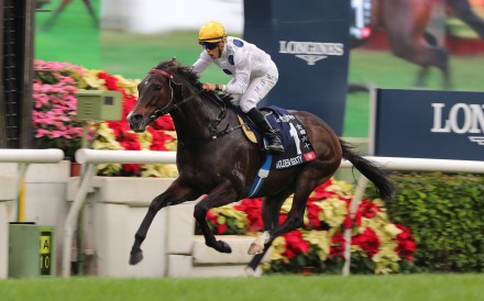 Golden Sixty dominates the 2023 Hong Kong Mile. Photo: Kenneth Chan