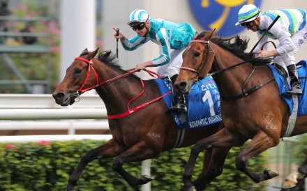 Romantic Warrior wins the Group One Gold Cup (2,000m) in February. Photos: Kenneth Chan