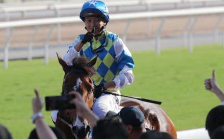 Vincent Ho is all smiles after Galaxy Patch’s convincing Sunday showing. Photos: Kenneth Chan