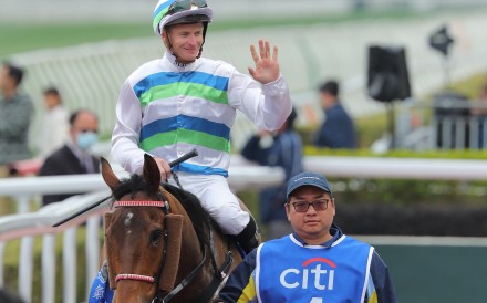 James McDonald has three strong rides on Champions Day on April 27. Photos: Kenneth Chan