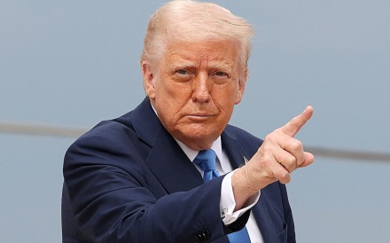 US President Donald Trump prepares to board Air Force One at Joint Base Andrews, Maryland, in March. Photo: Reuters