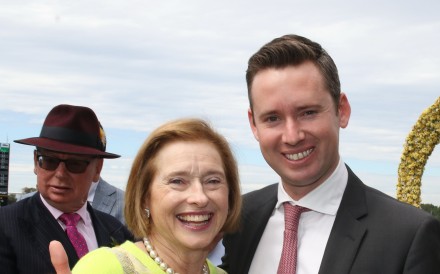 Gai Waterhouse and Adrian Bott have set Royal Patronage for the Champions Mile. Photo: HKJC