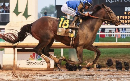 Sovereignty, which won the Kentucky Derby on May 3, will not compete at Preakness, forgoing the chance to win the Triple Crown. Photo: TNS