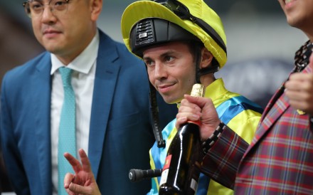 Mickael Barzalona was on target in the Group One Poule d’Essai des Poulains (1,600m). Photo: Kenneth Chan