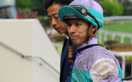 Jockey Matthew Chadwick is looking to continue his strong form at Sha Tin on Saturday. Photo: Kenneth Chan
