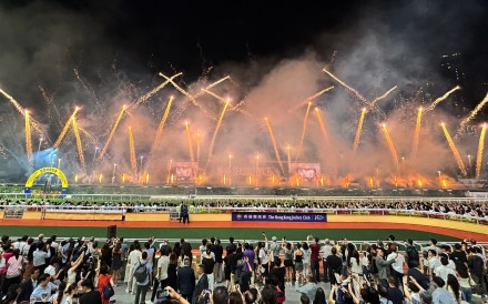 Happy Wednesday at Happy Valley featured live bands, DJs and a fireworks display. Photo: Kenneth Chan.
                                