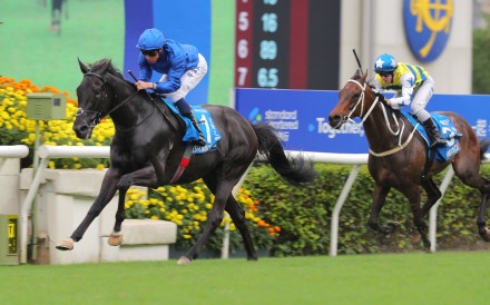 Rebel’s Romance and William Buick win last year’s Champions & Chater Cup. Photo: Kenneth Chan
