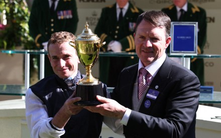 Ryan Moore and Aidan O’Brien teamed up for more Group One glory. Photo: Reuters