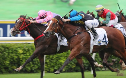 Masterofmyuniverse wins at Sha Tin last season. Photos: Kenneth Chan