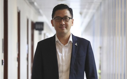 Lam Cheuk-ting in the Legislative Council building in November 2020. Photo: May Tse