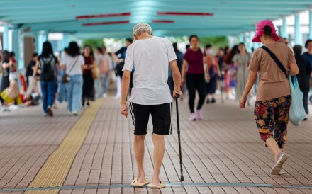 The University of Hong Kong researchers on Tuesday shared the results of an analysis covering 6,777 carers receiving services under the Jockey Club Carer Space Project. Photo: Jelly Tse