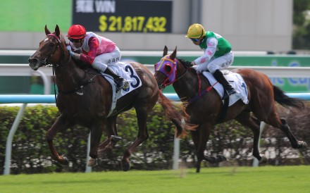 Ever Luck salutes under James Orman on debut last month. Photo: Kenneth Chan