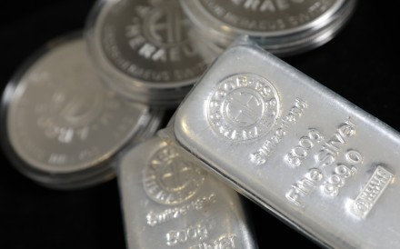 Silver, like gold, has been boosted by increased expectations that the US Federal Reserve will cut interest rates this month. Photo: May Tse