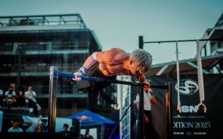 Yau competes at the ISN competition in France in July. Photo: Yau Ka-wing