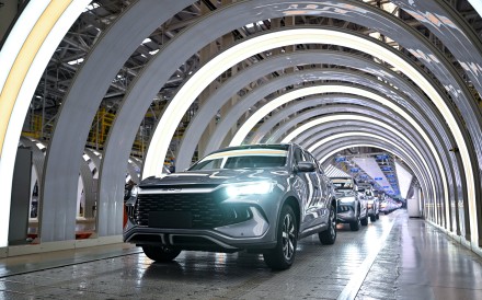 Beijing has urged the sector to rein in price wars since July amid deflationary pressures, with even market leader BYD reporting its biggest net profit drop in more than four years. Photo: Xinhua