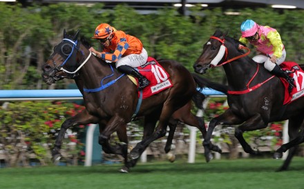 Perfect General toughs it out at Happy Valley. Photos: Kenneth Chan