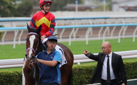 Hong Lok Golf after his win at Sha Tin in November. Photos: Kenneth Chan