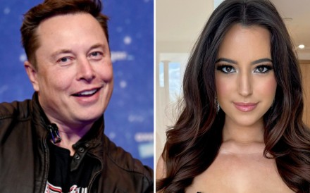 X owner Elon Musk and Ashley St Clair. Photo: X/stclairashley