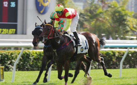 Emblazon wins impressively under Jerry Chau Chun-lok. Photos: Kenneth Chan